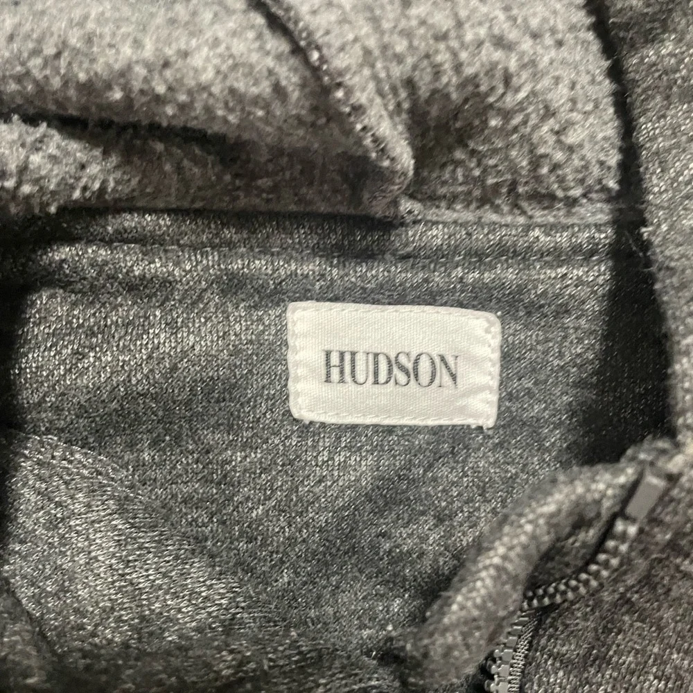 Hudson Jeans Kids Gray Hoodie with Red‎ Rose Embroidery